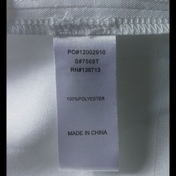 DOE & RAE WHITE CRISS CROSS OPEN BACK SLEEVELESS PEPLUM HEM BLOUSE SZ S NWT - Picture 6 of 8